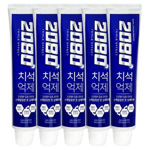 애경2080치석억제치약120g 후레쉬민트향 x 5개