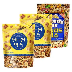 썬넛트 단짠믹스 2개+어쏠티드믹스 1개