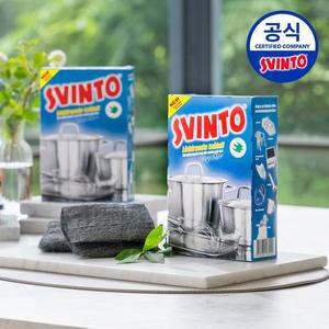 [스빈또] NEW 스웨덴 국민수세미 올인원 스틸울 매직수세미 100g 2개