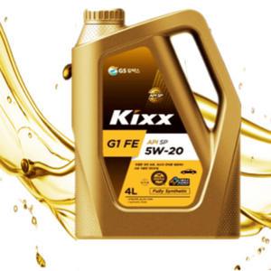 킥스 KIXX G1 FE SP 5W-20 가솔린엔진오일 4L x1개100%합성유