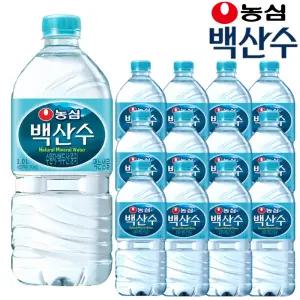 농심 생수 백산수 1L 12병