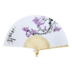 길이30cm/고급접선부채/작품접선부채/목련/서예용품