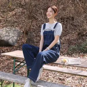 [시크폭스] 비노아 데님 멜빵팬츠