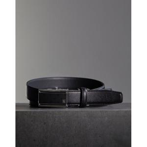 갤러리아 헤지스핸드백 HJBE4E161BK 블랙 버클 H로고 소가죽 자동벨트