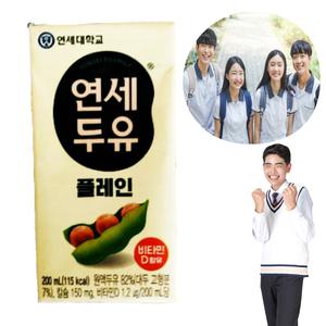 연세두유 플레인 고소한 건강두유 200ml 96개