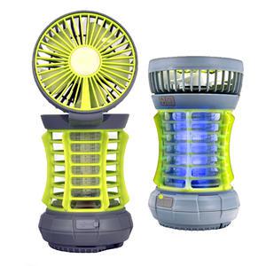 충전식 UV 모기등 선풍기 LED 랜턴 멀티 팬 라이트 캠핑 텐트 무드등 18650 충전 건전지 다기능 KDY KMK-330 퇴치기 야외 야간 퇴치등