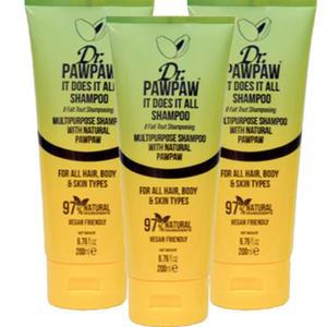 닥터포포 샴푸 클렌징 샤워 200ml 3개