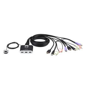 에이텐 CS692 KVM 스위치 2포트 HDMI/USB 일체형케이블