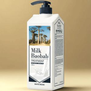 밀크바오밥 헤어트리트먼트 화이트머스크향 1000mL × 2개