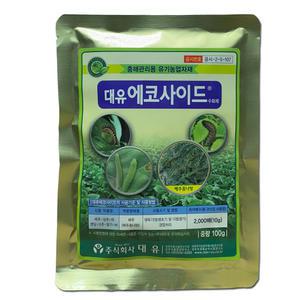 29번 대유에코사이드100g 배추 고추 들깨 딸기 상추 파 벼 배추좀나방 벌레 해충 약