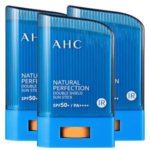 AHC 더블 쉴드 선스틱 22g x 3개 / 썬크림 선크림 자외선 차단제