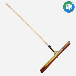 월드크린 생 고무 물기제거기 75cm 니스자루 홀더형 바닥 유리 타일 청소 스퀴지