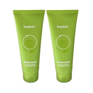 비플레인 녹두 약산성 클렌징폼 160ml x 2개