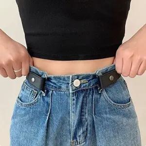 허리조절 밴딩 똑딱이 벨트 LM-0573-WFH67CQ