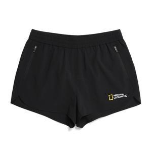 [공식] 내셔널지오그래픽 N232WBS610 여성 4부 기본 보드숏 반바지 CARBON BLACK