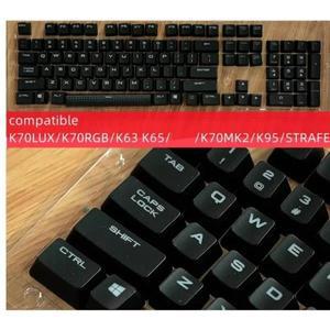 Corsair k70lux K70rgb/k70 mk2 /k95/ K65/ K63용 단일 ABS 교체 키캡