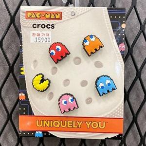 [셀러허브 1]크록스 HC02 팩맨 5개 세트 PAC MAN JIBBITZ 매장발송 CROCS 신발 꾸미기 악세사리 참 파츠 1