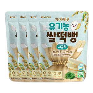 해호 아이배냇 유기농 쌀떡뻥 시금치 30g 4개