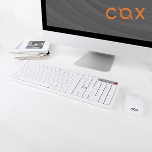 콕스 CKM40W 사무용 저소음 조용한 키보드마우스 세트 화이트