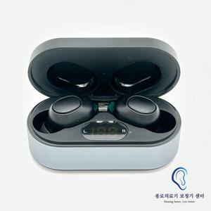 -2025년형 귓속 이어폰형 음성증폭기 G400/충전식 90시간 사용 초간단 원버튼
