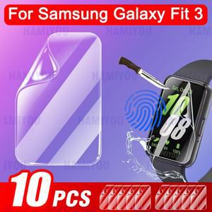 Samsung Galaxy FIT 3 Smartwatch 보호 필름 HD 투명 하이드로 겔 안티 버블 풀 커버리지 시계 화면