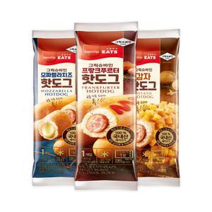 냉동 그릭슈바인 프랑크푸르터 핫도그 20입 외 (프랑크/모짜렐라/감자 택)