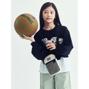 [롯데백화점]탑텐키즈 MKF2TR2201 여아) 라이트 테리 레이어드 스웨트셔츠