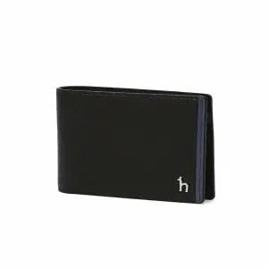 [헤지스 핸드백] HJWA5F034 블랙 라인배색 소가죽 머니클립