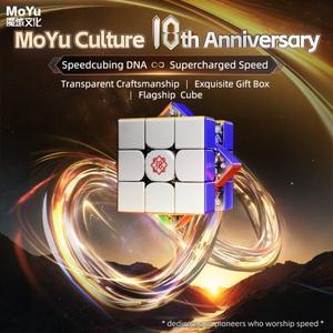 [JudyCube] MOYU 슈퍼 웨이롱 3x3 V2 18주년 기념 에디션 AI 부상 매직 스피드 큐브 피젯 토이