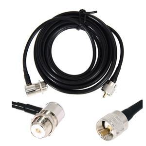 RB-66 블랙 cb무전기 안테나 마운트 클립 엣지 5M RG58 케이블 켄우드 야에스 바오펑 TH-9800 PL259