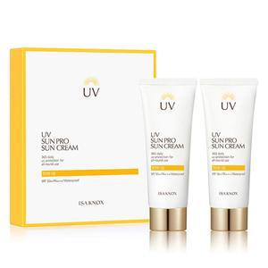이자녹스 유브이 선 프로 365 데일리 커버 듀오 기획 세트 SPF50+ PA+++, 70ml, 2개