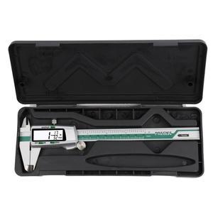 0.01mm 정밀 LCD 버니어 캘리퍼스 스테인레스 스틸 디지털 디스플레이 분수 미터법 인치 도구 상자 포함