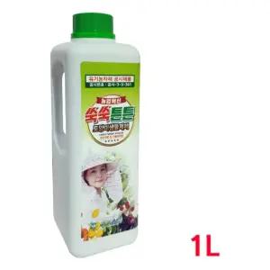 단지바이오 쑥쑥튼튼 식물영양제 1L비료 개화 거름 화분 텃밭 발포 무기질 유기질