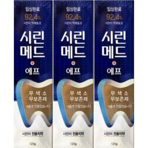 시린메드 에프 치약 시린매드 시린이 125g 3개 DJ