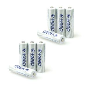 LEXEL e-Keep 충전배터리 2000mAh AA 8개
