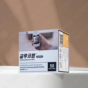 오상헬스케어 글루코랩 1box(50매) 혈당체크지 시험지