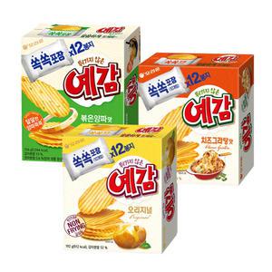 오리온 예감 볶은양파맛 204g+치즈그라탕 204g+오리지널 192g[총3개]