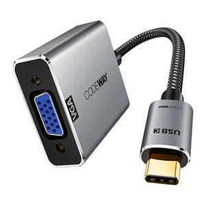 [코드웨이] USB C타입 to VGA (RGB) 변환 젠더