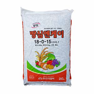 [모두싹판다]땅심 엔케이 20kg NK비료 웃거름 슈퍼추비 고추 옥수수 감자 배추 텃밭 복합 비료