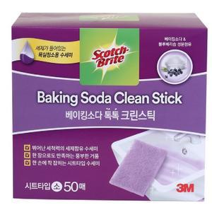 3M 베이킹소다 톡톡 크린스틱 시트타입 소 50매