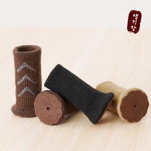 논슬립 의자발커버 V실리콘 층간소음방지 식탁의자양말 4P