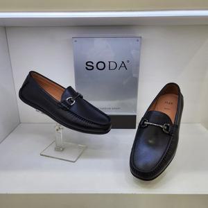 [소다]남성 발등메탈장식 포인트 데일리 컴포트 드라이빙 슈즈FMM304JA10