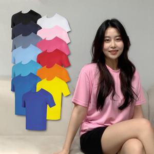 기능성 쿨티셔츠 냉감 쿨티 남자 여자 반팔 티셔츠