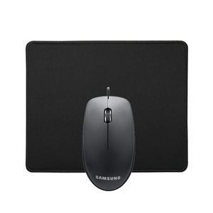 삼성전자 SPA-JMA1PUB 블랙 저소음 + 마우스패드포함 마우스 사무용 USB 마우스패드
