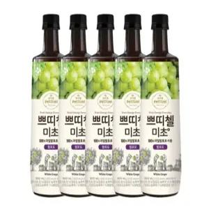 쁘띠첼 미초 청포도 900ml 5개