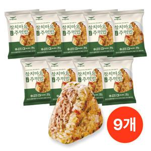 한우물 참치마요 주먹밥 100g x 9개