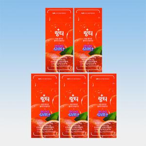 링티 수분 콜라겐 블러드오렌지맛 초저분자 피쉬콜라겐 비타민C 10포 5통 50일분