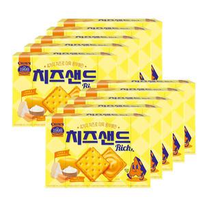 크라운 치즈샌드 리치 180gx10개(1BOX) 리뉴얼