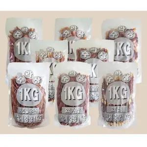 대용량 강아지간식 수라상1kg 치킨 오리 슬라이스 고구마 스틱
