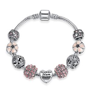 [핑크선물포장 쇼핑백/참팔찌] Jayla Bracelet (비즈팔찌/참팔찌/구슬팔찌/행운